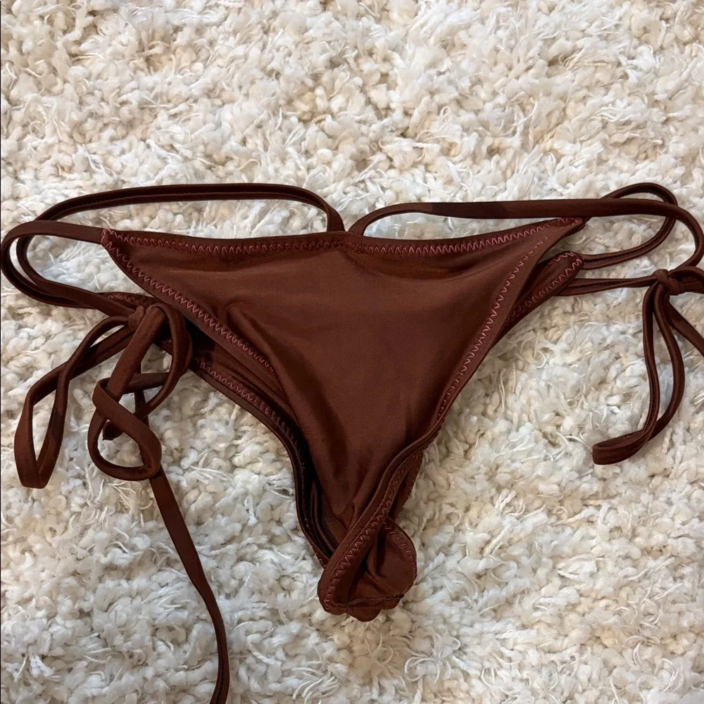 Frankie's Bikinis Brown Bikini Set - Picture 3 of 5